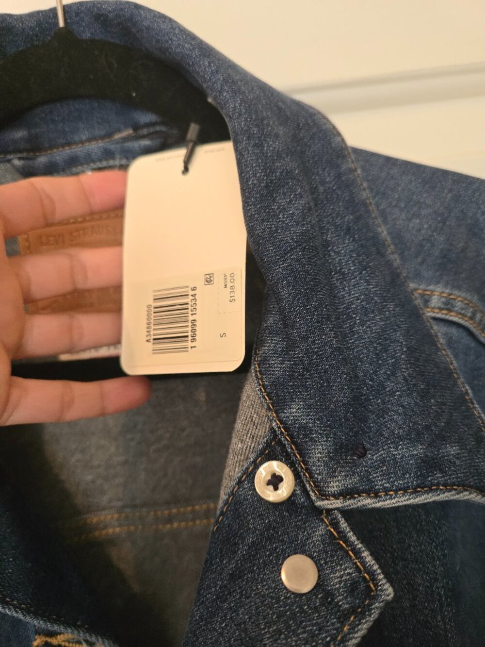 Levi's womens jeans jacket
